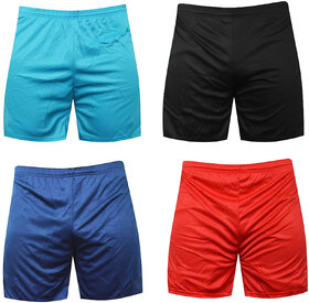 Sports Polyester Multi-colour Shorts,Swimming Shorts,Gym Shorts,Barmunda Set 4