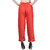 Vivient Women Orange Plain Lace Palazzo