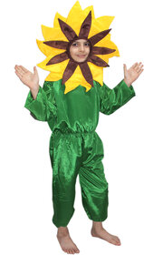 Kaku Fancy Dresses Yellow Flower Costume,Nature Costume For Kids Annual function/Theme Party/Stage Shows/Competition/Birthday Party Dress