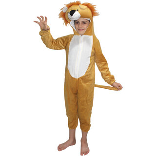 Kaku Fancy Dresses Lion Wild Animal Costume For Kids Annual function/Theme Party/Competition/Stage Shows/Birthday Party Dress