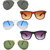 Zyaden Combo of  5 Aviator, Aviator, Aviator, Wayfarer & Wayfarer Sunglasses-Combo 3163