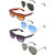 Zyaden Combo of  5 Aviator, Aviator, Aviator, Wayfarer  Wayfarer Sunglasses-Combo 3192