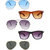 Zyaden Combo of  5 Aviator, Aviator, Aviator, Wayfarer & Wayfarer Sunglasses-Combo 3201