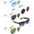 Zyaden Combo of  5 Aviator, Aviator, Aviator, Round & Wayfarer Sunglasses-Combo 3207