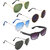 Zyaden Combo of  5 Aviator, Aviator, Aviator, Round  Wayfarer Sunglasses-Combo 3208