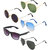 Zyaden Combo of  5 Aviator, Aviator, Aviator, Round  Wayfarer Sunglasses-Combo 3208