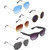 Zyaden Combo of  5 Aviator, Aviator, Aviator, Round & Wayfarer Sunglasses-Combo 3212