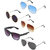 Zyaden Combo of  5 Aviator, Aviator, Aviator, Round & Wayfarer Sunglasses-Combo 3212