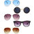 Zyaden Combo of  5 Aviator, Aviator, Aviator, Round & Wayfarer Sunglasses-Combo 3218