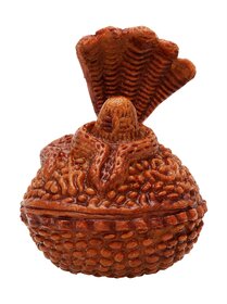 Synthetic Rudraksh with snake