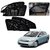 Auto Addict Zipper Magnetic Sun Shades Car Curtain For Honda Civic