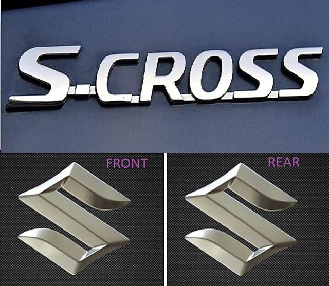 Suzuki Silver Chrome 3D Badge Logo Stickers Graphics Decals Tank Emblem Gsxr Gsr Gsf SV autocollant Aufkleber Abzeichen emblème pegatina