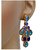 Lucky Jewellery Elegant Feroji Blue Color Stone Necklace Set For Girls & Women