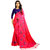 janvi sales pink paper silk umbrella pattern embroidered work saree with blouse piece(jv-3003pink)