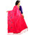 janvi sales pink paper silk umbrella pattern embroidered work saree with blouse piece(jv-3003pink)