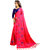 janvi sales pink paper silk umbrella pattern embroidered work saree with blouse piece(jv-3003pink)