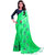 janvi sales green paper silk umbrella pattern embroidered work saree with blouse piece(jv-3003green)