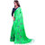 janvi sales green paper silk umbrella pattern embroidered work saree with blouse piece(jv-3003green)