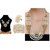 Sparkle Oxidised Multicolor Alloy Necklace Set For Women