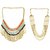 Sparkle Oxidised Multicolor Alloy Necklace Set For Women