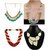 Sparkle Oxidised Multicolor Alloy Necklace Set For Women
