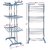 Kawachi Stainless Steel Heavy Duty Double Pole Cloth Drying Stand, Laundry Rack Stand Weight Carrying Capacity Above 40