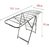 Stainless Steel Foldable Butterfly Clothes Drying Stand Ready to Use K503