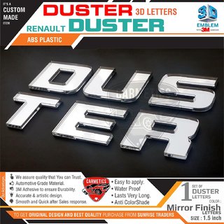 Buy CarMetics 3D Car Stickers Accessories Mirror Finish Duster 3D ...