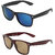 Zyaden Combo of 2 Wayfarer Sunglasses