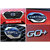 Logo DATSUN GO+ GO PLUS Monogram Chrome Car Monogram Emblem BADGE FAMILY PACK