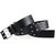 Akruti Fashion Style PU Belts For Men Women Male Double Pin Buckle Belt Designer PU Leather Waist Belts Black Rivet Belt Straps 2PU1