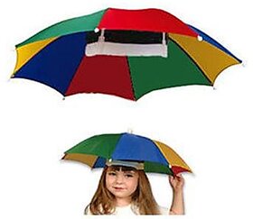 Hands Free Umbrella Hat To Protect From Sun Rain For Kids And Adults