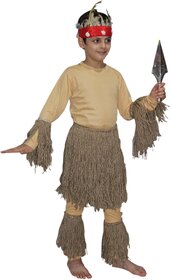 Kaku Fancy Dresses African Costume For Kids Kids,Trible Costume For Kids School Annual function/Theme Party/Competition/Stage Shows Dress