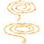 Fashion Frill Exclusive Trendy and Fancy Fisher Ball Design Metal Chain And  Disco Pattern  Double Coated Chain
