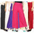 Pixie's Stylish Casual Wear Pant Palazzo Combo (Pack of 6) Black, White, Purple, Pink, Cream and Maroon - Free Size