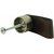 THE HOME KNOB LEATHER ROUND- DARK BROWN