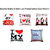Welhouse India Assorted 16X16 Inches 2 Cushion covers