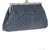 TARUSA Grey Faux Leather Geometric Cutwork Clutch For Women's