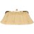 TARUSA Beige Fabric Floral Embroidary Clutch For Women's