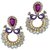 Samridhi Design Creation Mayur Design Pearls Embedded Earrings