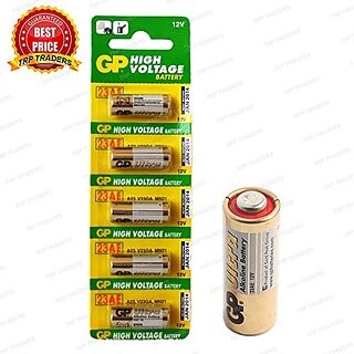 Buy 5 Pieces Pack 23A GP 12V Alkaline Battery 12V 23A High Voltage Cell ...