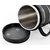 Smartcraft Camera Lens Mug with Handle , Stainless Steel Coffee Cup Camera Lens Mug Insulated Cup with Lid - Black