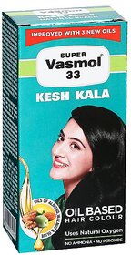 Super Vasmol 33 Kesh Kala Oil Based Hair Colour 50ml
