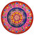 Rangoli Stickers Round 1 pc. (23.5 cm diameter) - Assorted Designs