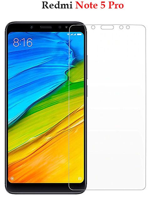 Buy Redmi Note 5 Pro Premium Flexible 2.5D Pro Hd+ Crystal Clear ...