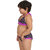The Little Princess-Girls So Cute Fruit Print Blue Haltered Bikini Set.