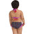 The Little Princess-Girls So Cute Fruit Print Blue Haltered Bikini Set.