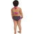 The Little Princess-Girls So Cute Fruit Print Blue Haltered Bikini Set.