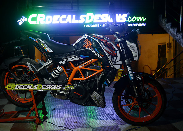 Buy CR Decals KTM Duke FullBody ROK BAGOROS Edition Kit (Duke 125/200 ...