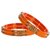 JP Bangles Glass Bangle set for Women-Set of 4(Tamma)